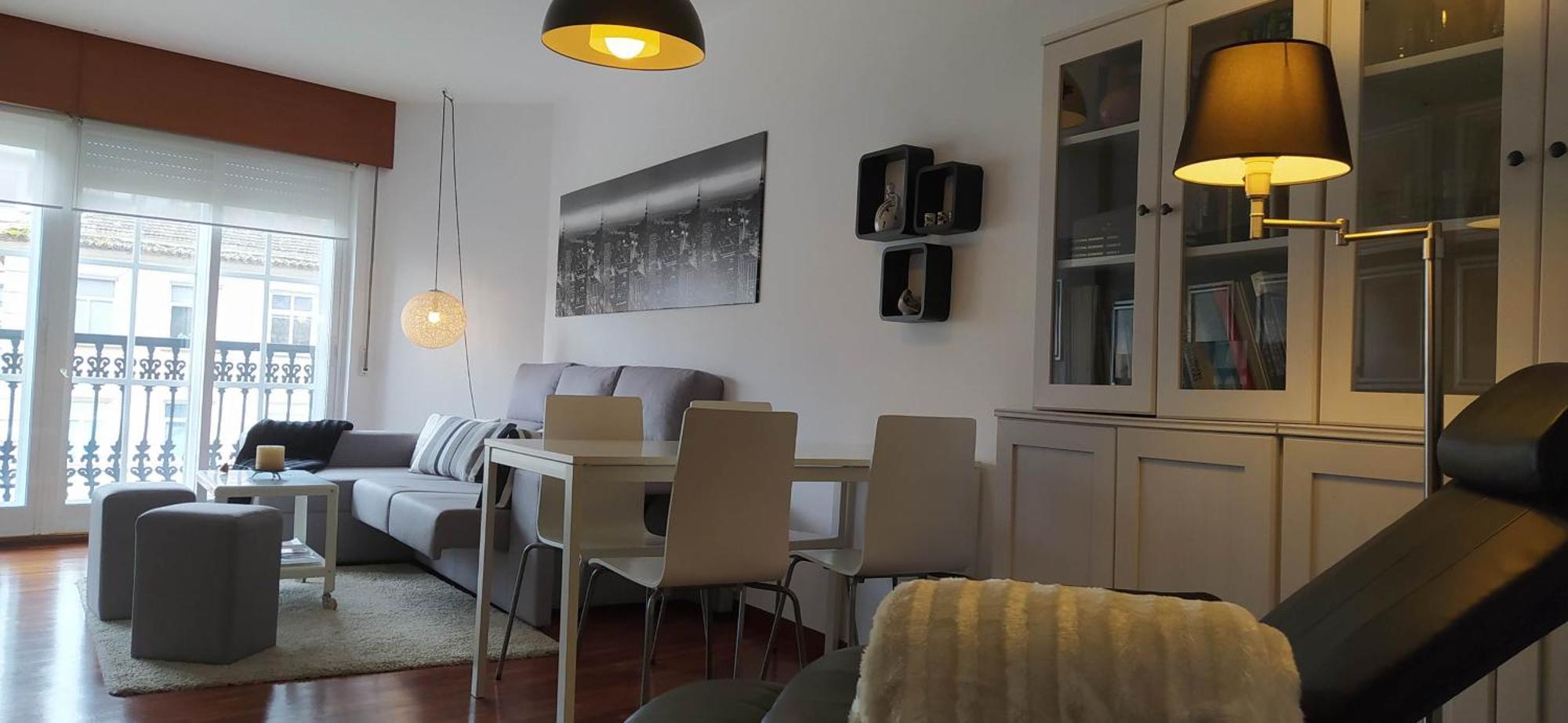 Moderno Y Luminoso 2 Dormitorios Con Todas Las Comodidades En Pontevedra Ciudad Extérieur photo